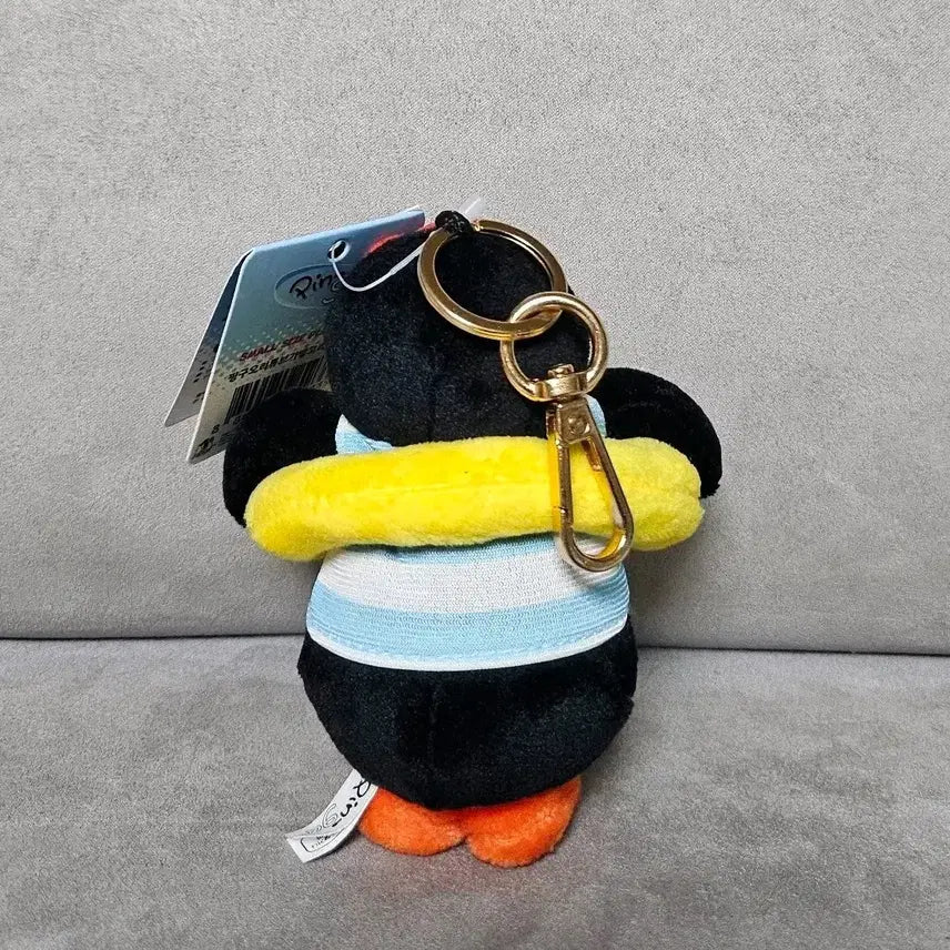 [BUNJANG] Pingu Official Duck Tube 10cm Keyring Plush / 정품 핑구 오리튜브 10cm 키링 인형