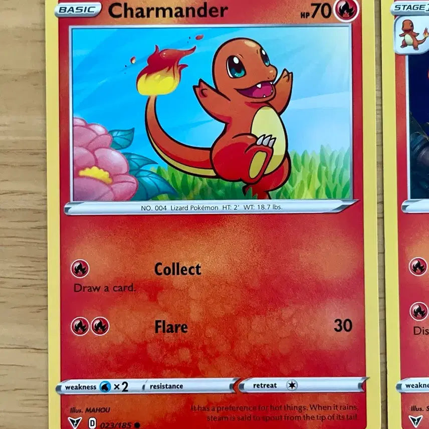 [BUNJANG] Pokemon Charmander &amp; Charmeleon Set (North American) / 북미 포켓몬카드 파이리 리자드 세트