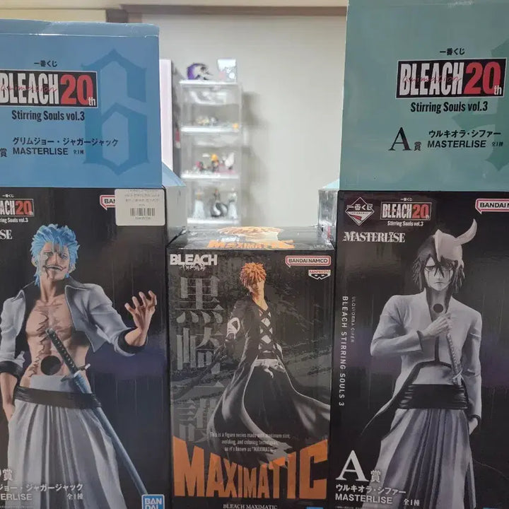 [BUNJANG] Bleach Ichigo, Grimmjow, Ulquiorra Maximatic &amp; Ichiban Kuji Figure Bundle Set / (마지막)제일복권 블리치 그림죠 우르키오라 맥시매틱 이치고 일괄판매