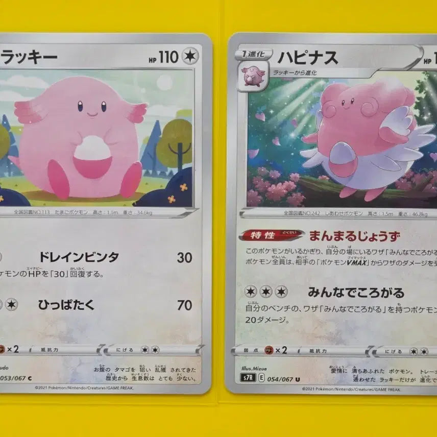 [BUNJANG] Pokemon Card Lucky &amp; Blissey Evolution Set (Japanese) / 포켓몬카드 럭키 해피너스 일판