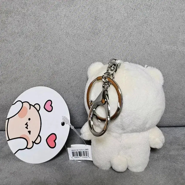 [BUNJANG] Bear &amp; Rabbit Charm Keyring Plush Set / 곰돌찡 토끼찡 곰돌찡 8cm 키링 인형