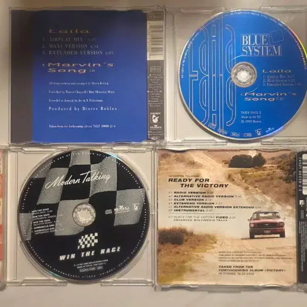 [BUNJANG] Modern Talking Blue System Imported Single CD (Set of 3) / 모던토킹 Modern Talking 블루 시스템 Bkue System 수입 싱글 CD  3종류