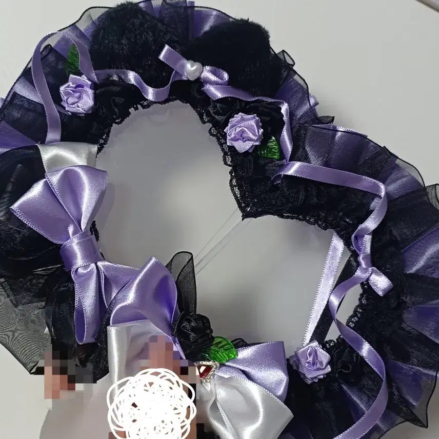 [BUNJANG] Ribbon Lace Heart Toploader Set / 리본 레이스 하트 탑로더 판매