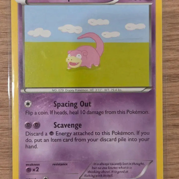 [BUNJANG] Pokemon Card 2016 XY Set Slowpoke (32/83) North American Version / [영판/북미판] 포켓몬 카드 2016년 XY세트 야돈 빈티지 올드백 (32/83)