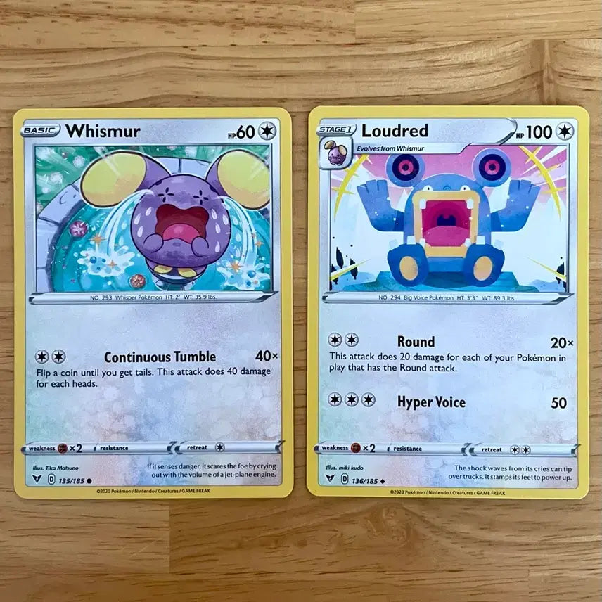 [BUNJANG] Noibat &amp; Noivern Set Pokemon Trading Cards - North America / 북미 포켓몬카드 소곤룡 노곤룡 세트