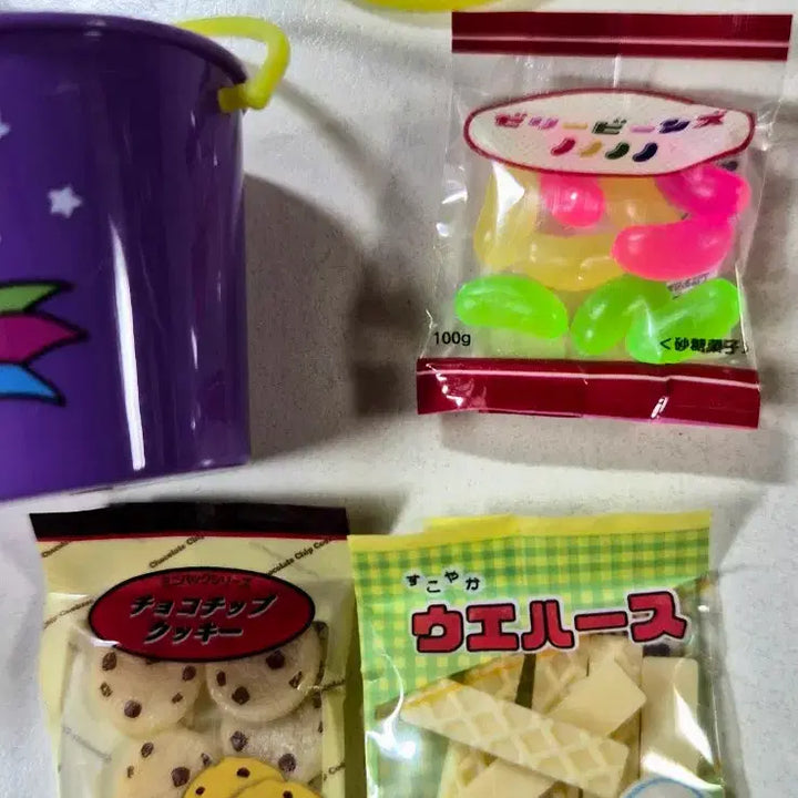[BUNJANG] Panda Bucket Mini Snack Set Miniature Gacha / 귀여운 팬더 양동이 미니 간식세트 미니어처 가챠