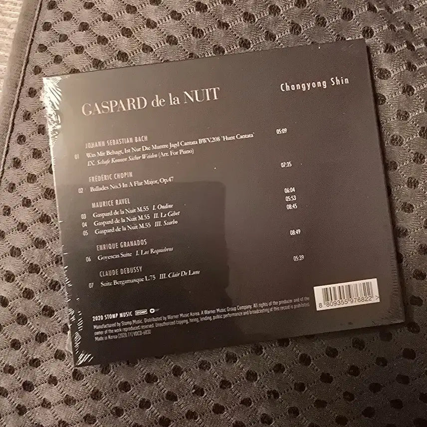 [BUNJANG] Shin Changyong Gaspar of the Night Album (Sealed) / 미개봉) 신창용 밤의 가스파르 앨범