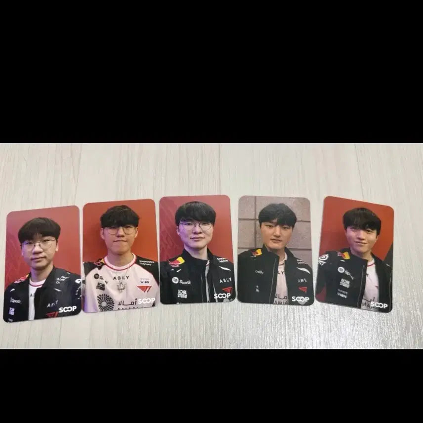 [BUNJANG] T1 SOOP Photocard 5-Set Bundle / T1 SOOP 포토카드 5종 세트