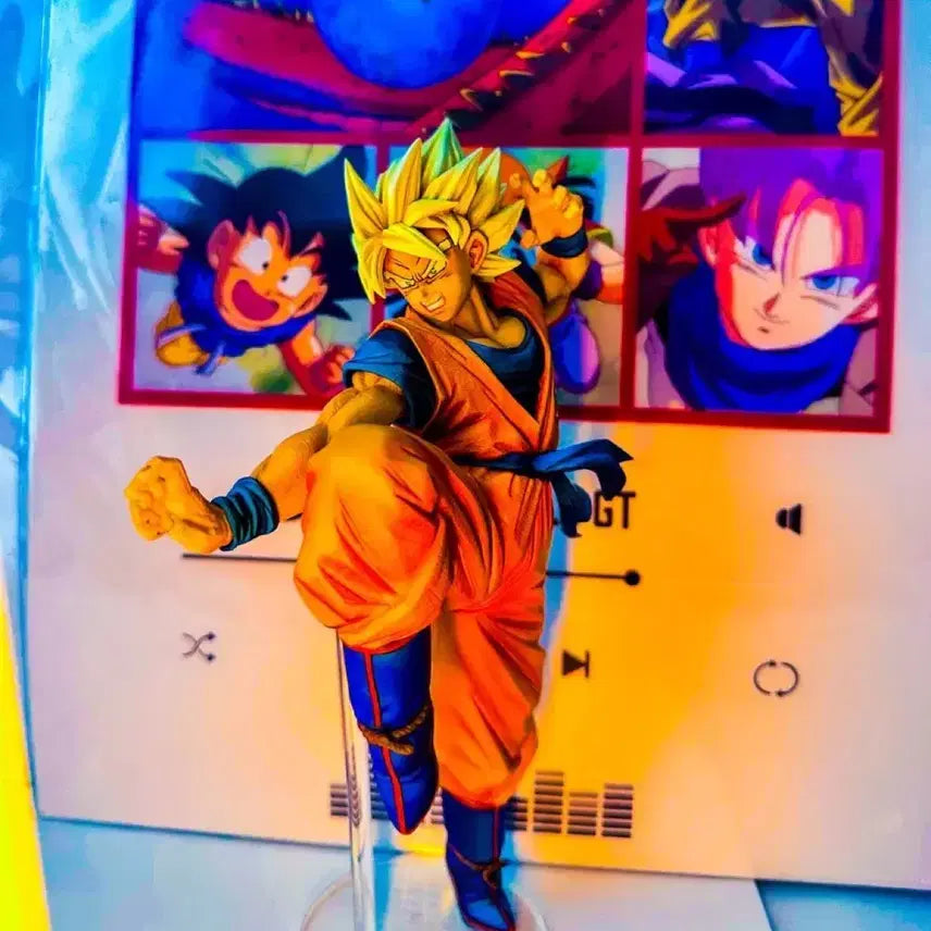 [BUNJANG] Son Goku Repaint Custom Resin Figure - Dragon Ball Z Anime Cell Painting Exhibition / 레진 드래곤볼 피규어 손오공 리페인팅 커스텀 한정 새미리얼 애니도색작 아크릴판 (증정 이벤트) 리페인트 전시 출품 작품 감사 판매 손고쿠 손오반 드래곤볼Z 극장판 FES 특전