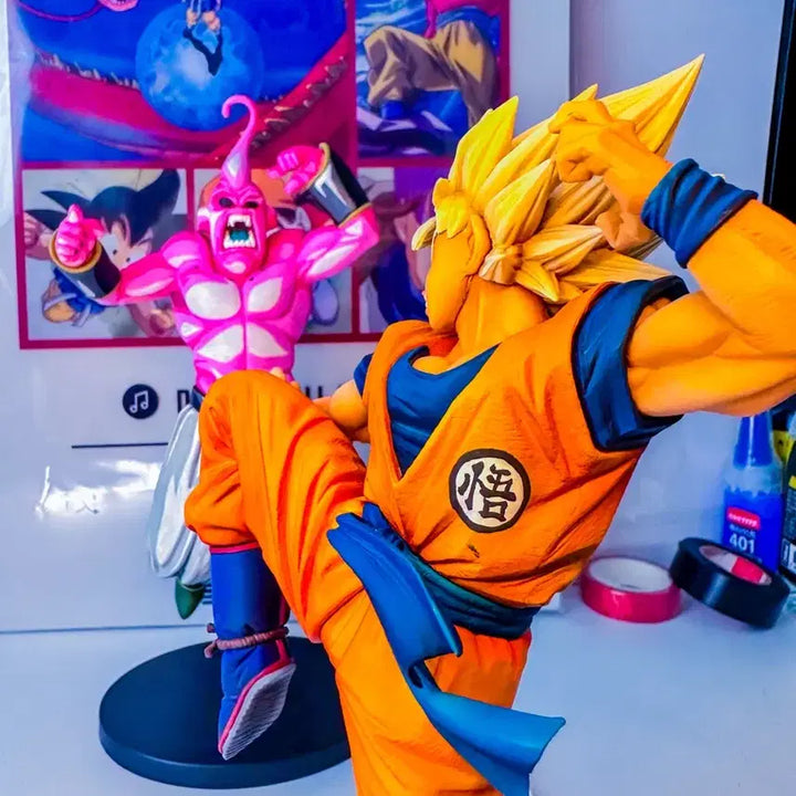 [BUNJANG] Son Goku Repaint Custom Resin Figure - Dragon Ball Z Anime Cell Painting Exhibition / 레진 드래곤볼 피규어 손오공 리페인팅 커스텀 한정 새미리얼 애니도색작 아크릴판 (증정 이벤트) 리페인트 전시 출품 작품 감사 판매 손고쿠 손오반 드래곤볼Z 극장판 FES 특전