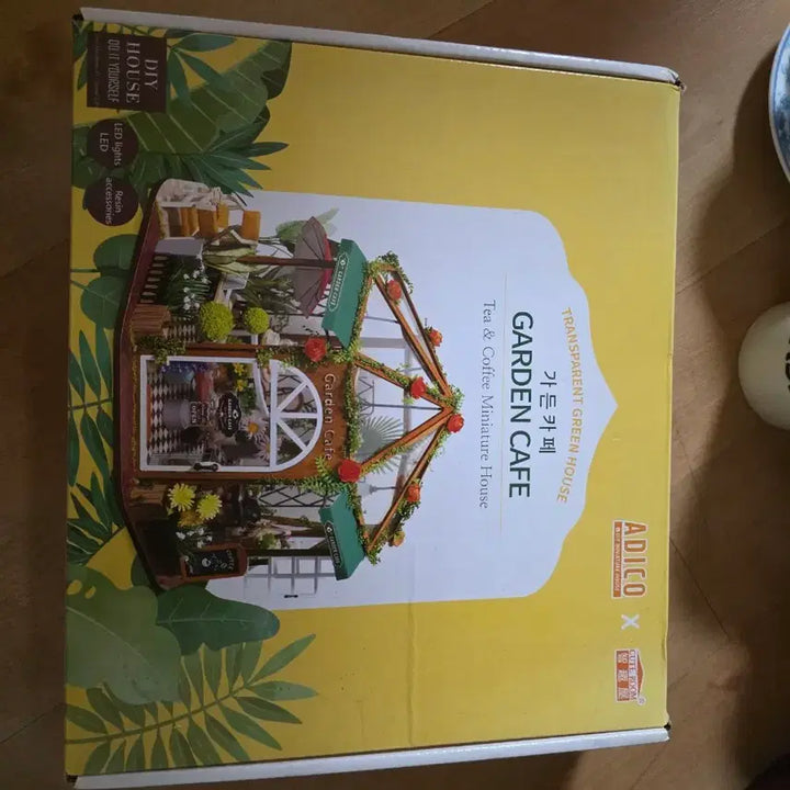 [BUNJANG] DIY Miniature Garden Cafe &amp; Teahouse / DIY 미니어처 가든 카페 찻집