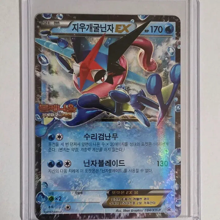 [BUNJANG] Pokemon Card Frogadier EX / 포켓몬 카드 지우개굴닌자 EX