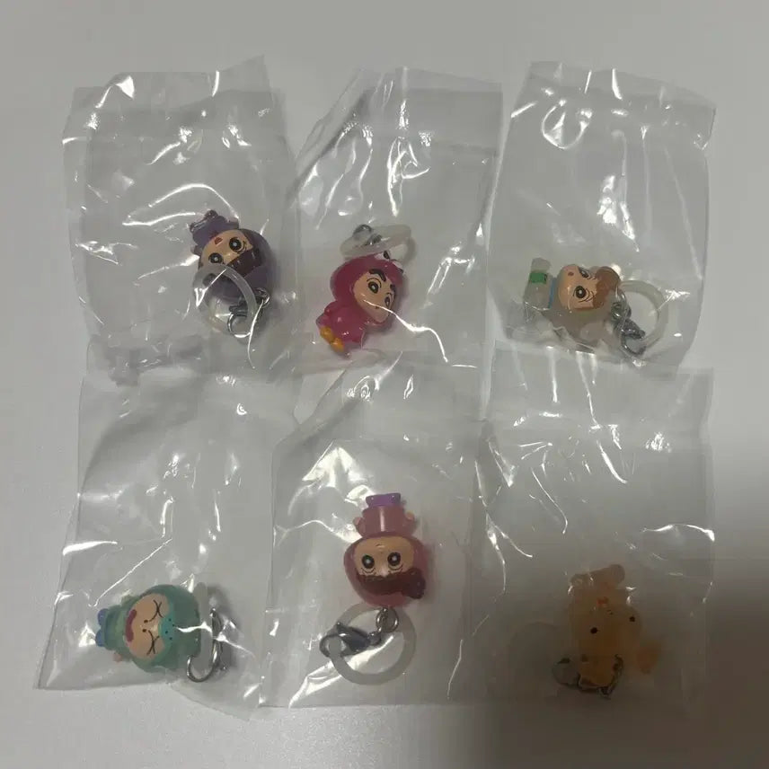 [BUNJANG] Bandai Crayon Shin-chan Mejirushi Accessory Gacha Vol. 2 Full Set (6 types) / 반다이 짱구 메지루시 악세사리 가챠 2탄 6종 풀세트