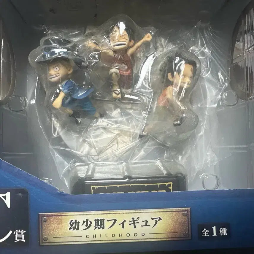 [BUNJANG] Ichiban Shoji Childhood C-Prize Luffy Ace Sabo Figure / 원피스 제일복권 차일드후드 C상 루피 에이스 사보 피규어