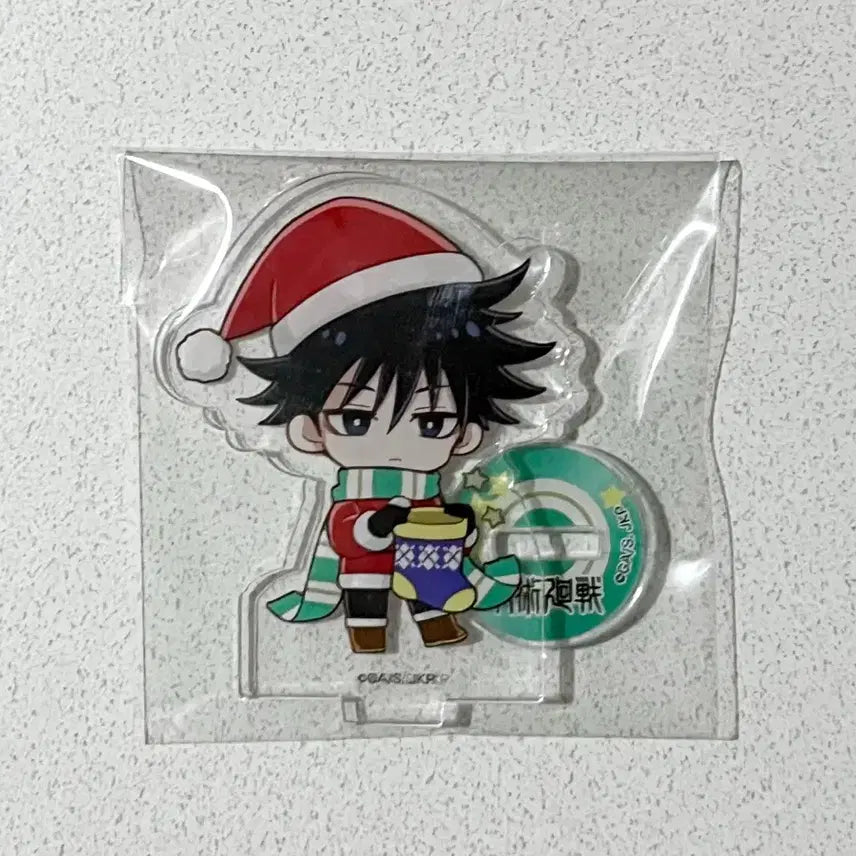 [BUNJANG] Jujutsu Kaisen Fushiguro Megumi Mini Christmas Santa Acrylic Stand / 주술회전 후시구로 메구미 미니 아크릴 스탠드 크리스마스 산타