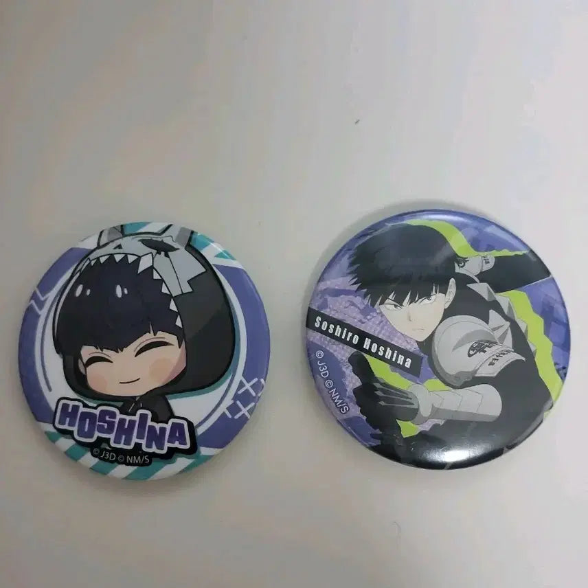 [BUNJANG] Kaiju No. 8 Hoshina 2 Types Can Badges / 괴수8호 호시나 캔뱃지 2종