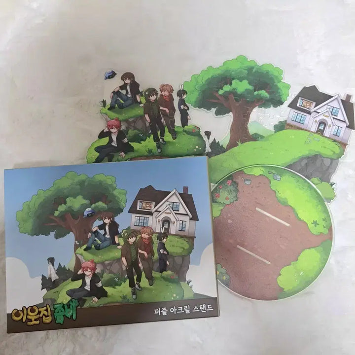 [BUNJANG] Jamttal Neighbor Zombie Pixel Art Acrylic Stand / 잠뜰 이웃집 좀비 퍼즐 아크릴 스탠드 이웃좀 픽셀리 뜰팁