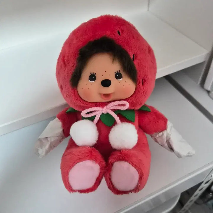 [BUNJANG] Monchhichi Ichigo Strawberry New / 새상품) 딸기 몬치치 이치고