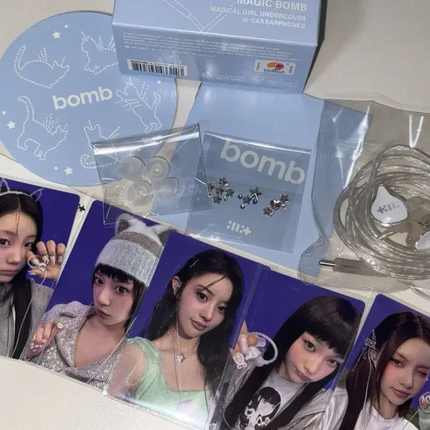 [BUNJANG] ILLIT In-Ear Earphone Album Bomb Photocard / 아일릿 인이어 이어폰 앨범 bomb 양도 판매