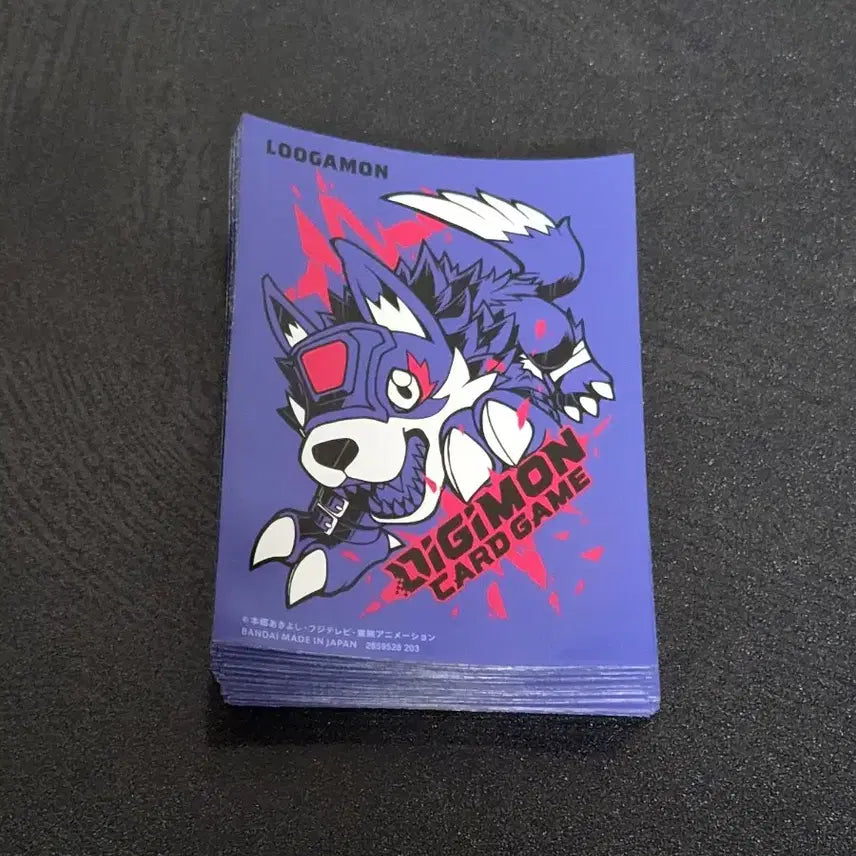 [BUNJANG] Digimon Lucarmon Sleeves (50 Count) / 루가몬 슬리브 팔아요