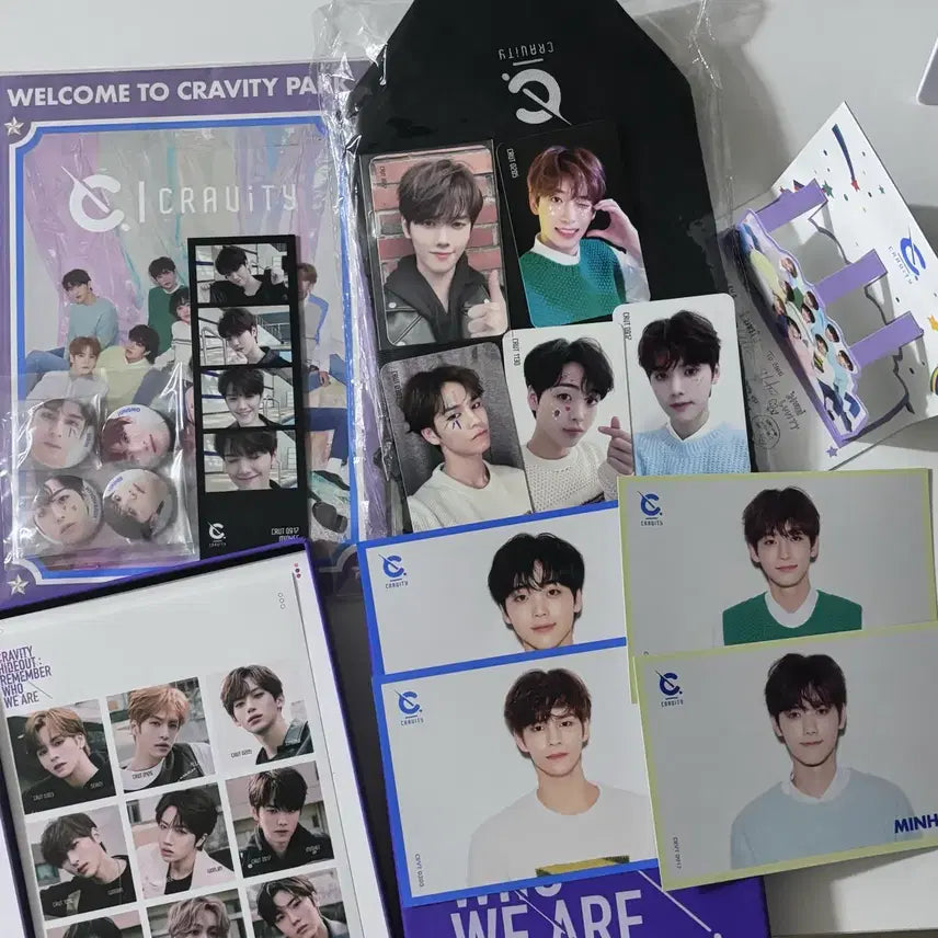 [BUNJANG] CRAVITY Kang Minhee, Park Serim, Goo Jeongmo, Song Hyeongjun Photocard Photobook Album Set / 크래비티 강민희 박세림 구정모 송형준 포카 포토북 앨범 세트