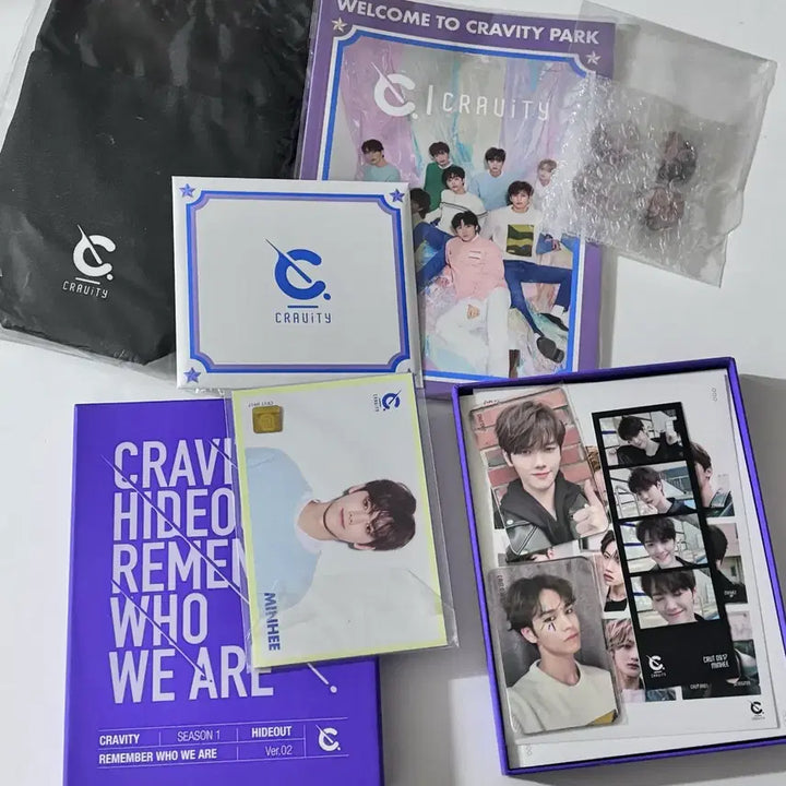 [BUNJANG] CRAVITY Kang Minhee, Park Serim, Goo Jeongmo, Song Hyeongjun Photocard Photobook Album Set / 크래비티 강민희 박세림 구정모 송형준 포카 포토북 앨범 세트