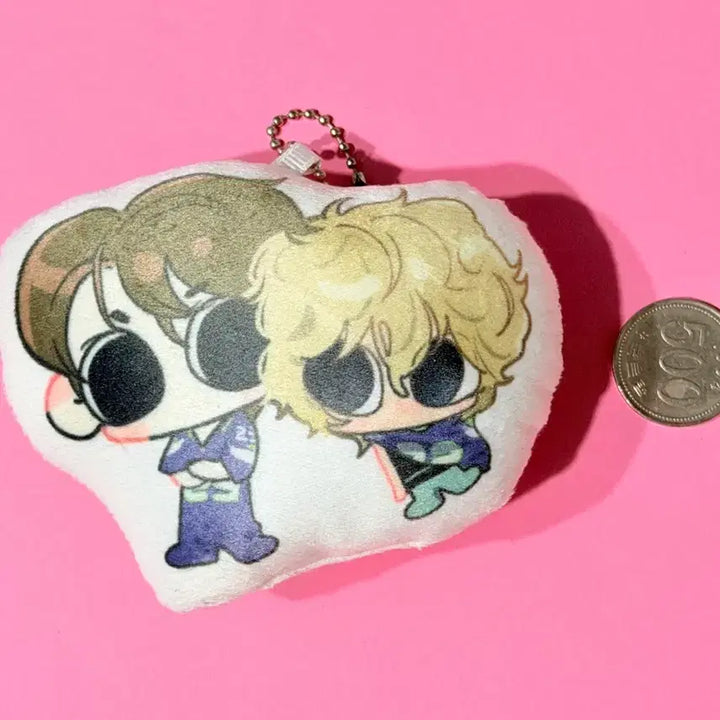 [BUNJANG] RIIZE Sungchan Wonbin Soojungz Cushion Keyring Hachi-nim Unofficial Goods / 라이즈 성찬 원빈 순정즈 쿠션키링 하치님 비공굿
