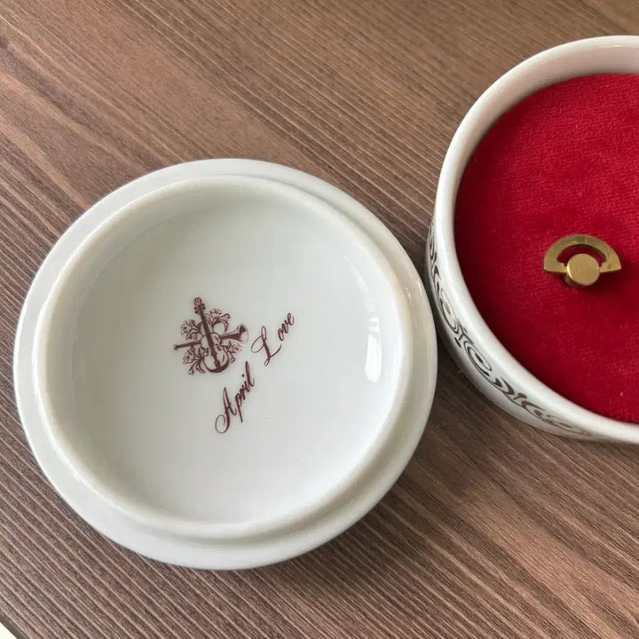 [BUNJANG] 1989 Vintage Music Box Jewelry Box Trinket / 1989년도 빈티지 뮤직박스 오르골 보석함 트링켓