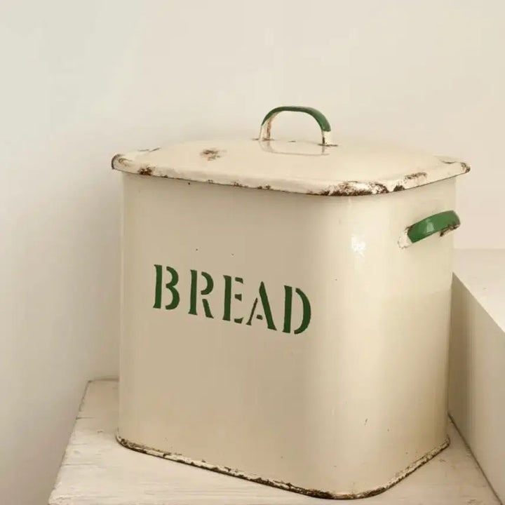 [BUNJANG] Vintage Enamel Bread Box / 영국 빈티지 법랑 브레드 박스