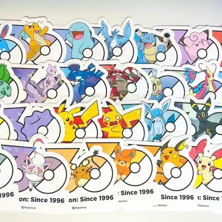 [BUNJANG] Pokemon 30th Anniversary Stickers / 포켓몬 30주년 스티커 판매