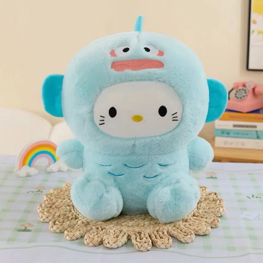 [BUNJANG] Hello Kitty Hangyodon Costume Plush / 헬로키티 한교동 코스튬 인형