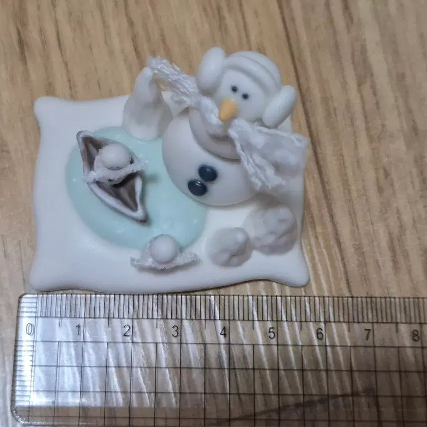 [BUNJANG] Snowman Ceramic Object / 눈사람 도자기 오브제