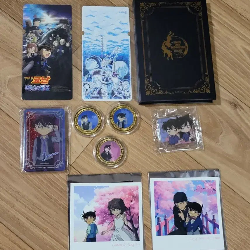 [BUNJANG] Detective Conan Bundle Set: The Iron-Blooded Fourth Bullet Merchandise / 10개일괄)코난 흑철의어영 엽서 코난극장판특전 코난스티 코난엽서 코난글리터 코난동전주화 코난아크릴 하이바라 코난스티 코난특전