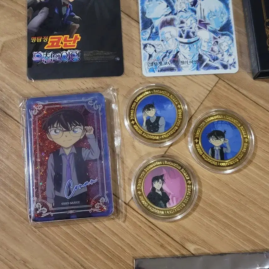 [BUNJANG] Detective Conan Bundle Set: The Iron-Blooded Fourth Bullet Merchandise / 10개일괄)코난 흑철의어영 엽서 코난극장판특전 코난스티 코난엽서 코난글리터 코난동전주화 코난아크릴 하이바라 코난스티 코난특전