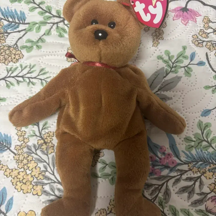 [BUNJANG] Classic Vintage Ty Bear Plush Doll / 고전 빈티지 ty베어 곰돌이 인형