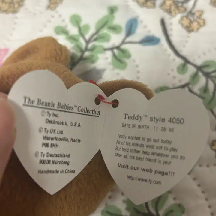 [BUNJANG] Classic Vintage Ty Bear Plush Doll / 고전 빈티지 ty베어 곰돌이 인형