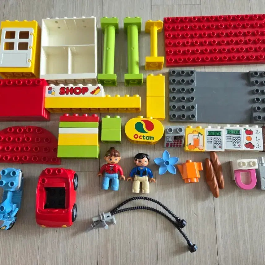 [BUNJANG] LEGO DUPLO Gas Station (6171) &amp; Busy Garage (5641) Set / 레고듀플로 6171 주유소 &amp; 5641 바쁜정비소