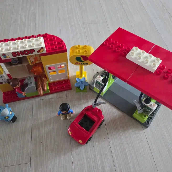 [BUNJANG] LEGO DUPLO Gas Station (6171) &amp; Busy Garage (5641) Set / 레고듀플로 6171 주유소 &amp; 5641 바쁜정비소