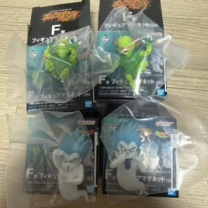 [BUNJANG] Dragon Ball Ichiban Kuji F Prize Magnet 4-Piece Full Set / (새상품 일괄)제일복권 드래곤볼 F상 마그넷 4종 풀셋