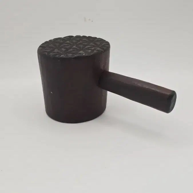 [BUNJANG] Traditional Korean Rice Cake Mold (Tteoksal) - Antique Double-Sided Handle / 민속품 양면 손잡이 떡살 골통품