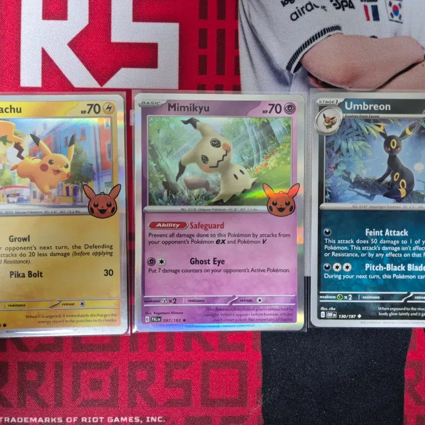 [BUNJANG] Halloween Pikachu, Oricorio, Umbreon Bundle Set Pokemon Cards / 할로윈 피카츄 따라큐 블래키 일괄판매합니다 포켓몬카드