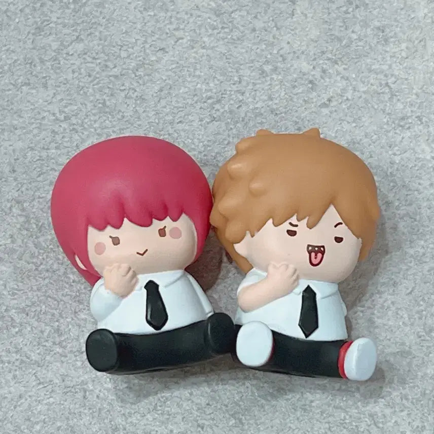 [BUNJANG] Chainsaw Man Makima &amp; Denji Sofubi Figure Bundle Set / 체인소맨 소프비 가챠 마키마, 덴지 일괄