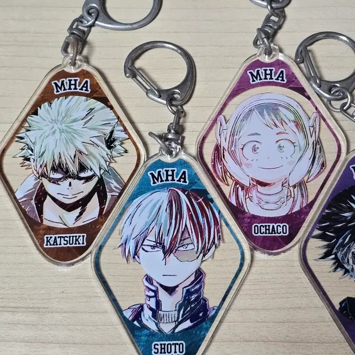 [BUNJANG] My Hero Academia Katsuki/Shoto/Ochaco/Dabi/Himiko/Tomura Acrylic Keychain Bundle Set / 나히아 히로아카 아크릴 키체인 키링 일괄 카츠키/쇼토/오챠코/다비/히미코/토무라