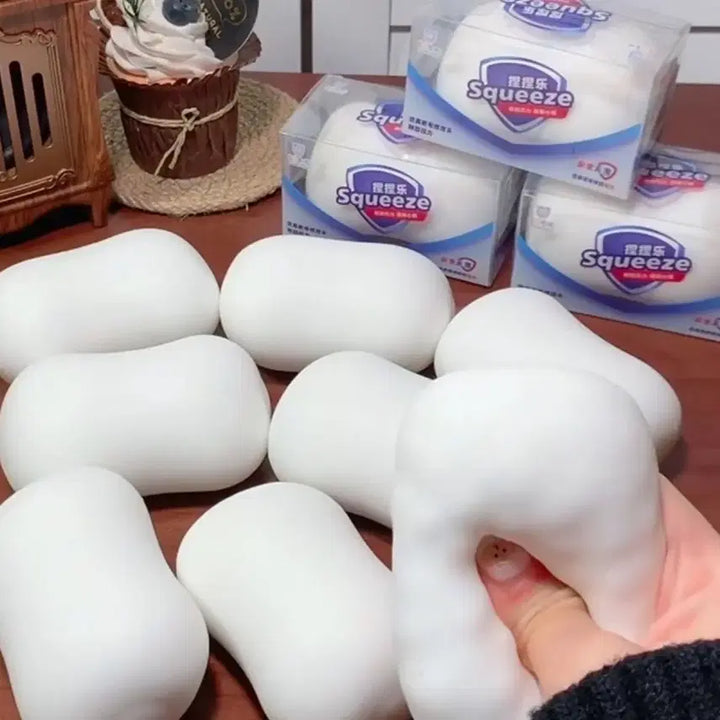 [BUNJANG] Soap Crunch Squishy Watermelon Sherbet / 비누 크런치 말랑이 슬랑이 수박 샤베트 슬랑이 말랑이 리락쿠마 샤오홍슈