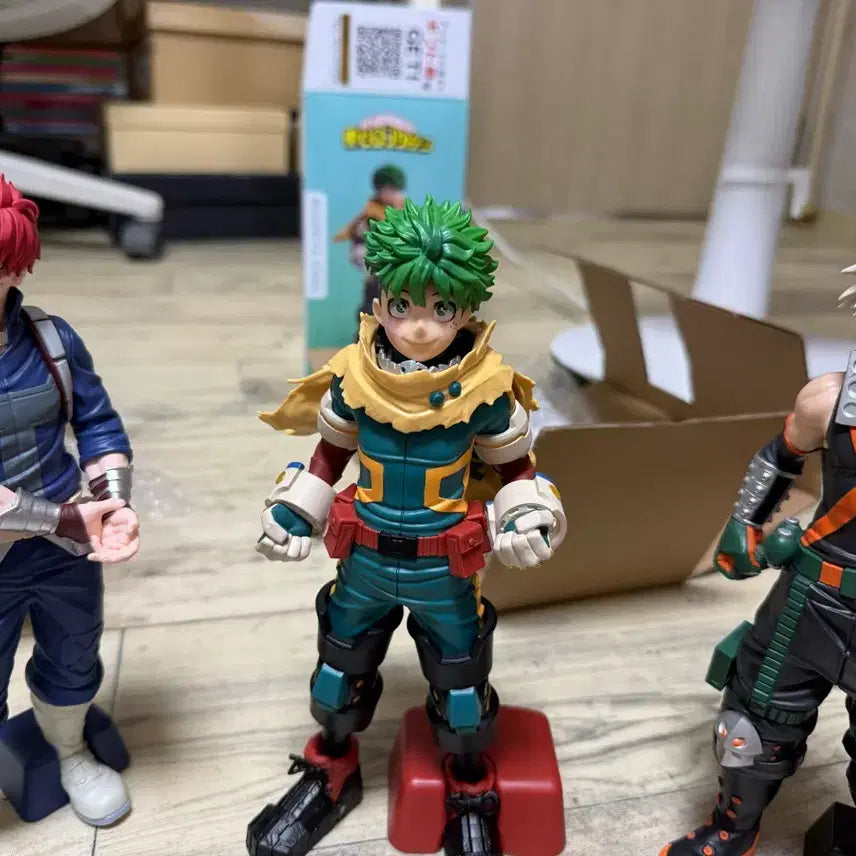 [BUNJANG] Bandai My Hero Academia 3-Type Figure Set / 나히아 히로아카 반다이 3종 피규어