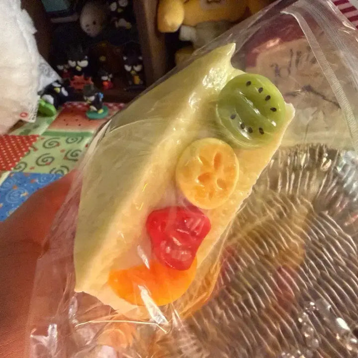 [BUNJANG] Authentic Japanese Fruit Sando Squishy Toy / 일본 정품) 대형 후르츠산도 슬랑이 말랑이 스퀴시 스퀴즈