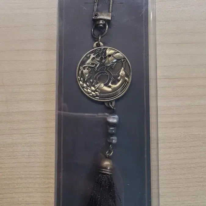 [BUNJANG] Jakdu Jadagaem Family Crest Metal Keyring / 작두 자대감 가문 문양 금속 키링