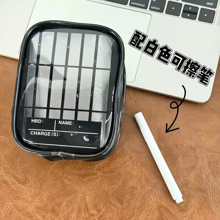 [BUNJANG] PVC Clear Pouch - Prisoner Design / 인형파우치 pvc파우치 투명파우치 감옥파우치