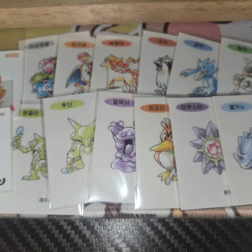 [BUNJANG] Pokemon Sticker Artwork 30th Anniversary 12-Piece Bundle Set / 포켓몬 띠부씰 아트워크 30주년 12종 일괄