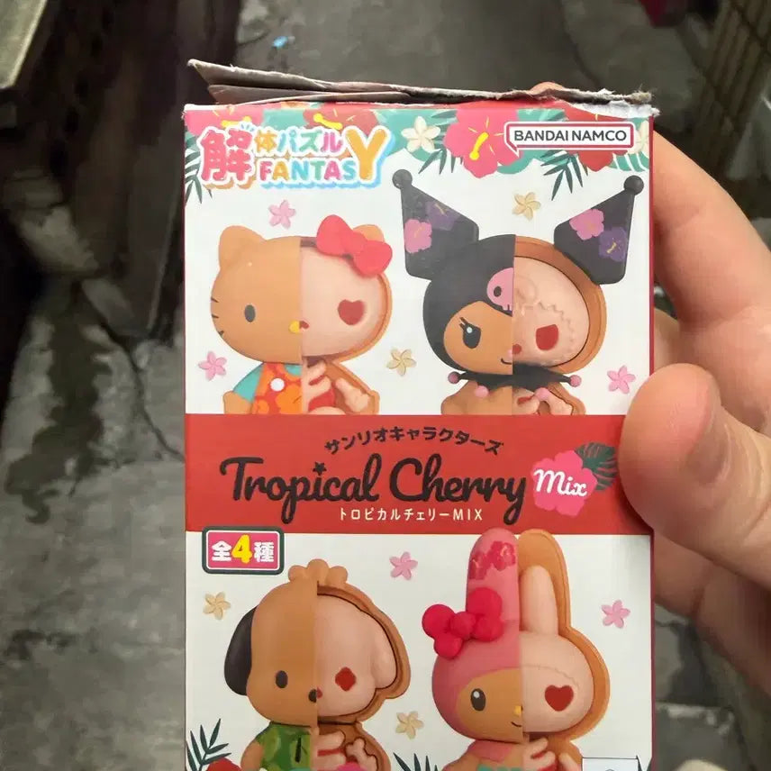 [BUNJANG] Sanrio Tropical Cherry Mix Disassembly Puzzle Kuromi / 산리오 해체퍼즐 트로피컬 체리 믹스(쿠로미)